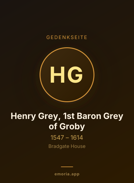Gedenkportrait von Henry Grey, 1st Baron Grey of Groby