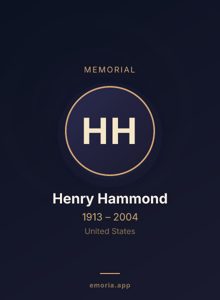 Memorial portrait of Henry Hammond