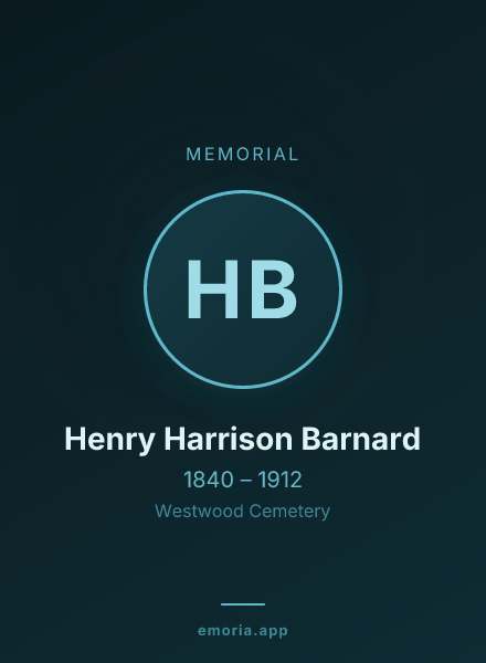 Memorial portrait of Henry Harrison Barnard