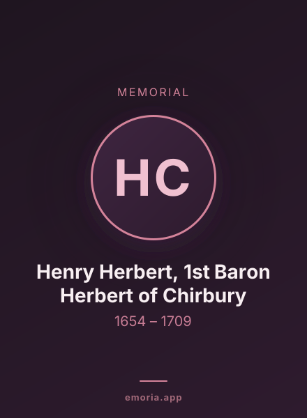 Memorial portrait of Henry Herbert, 1st Baron Herbert of Chirbury