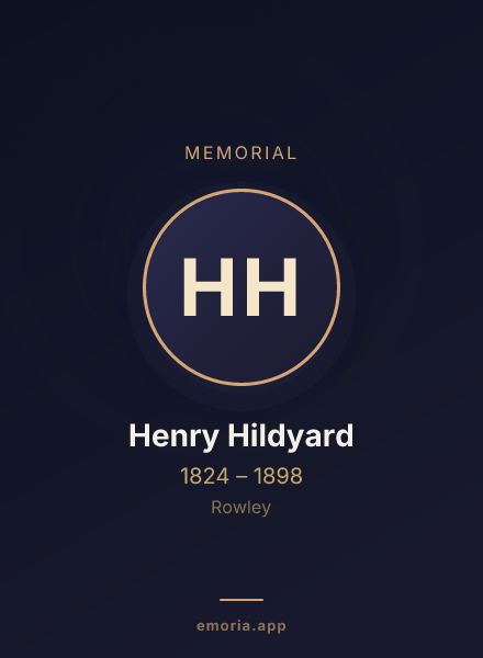 Memorial portrait of Henry Hildyard