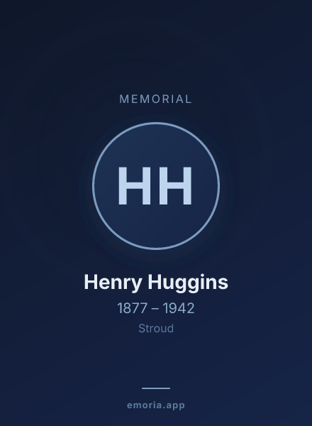 Memorial portrait of Henry Huggins