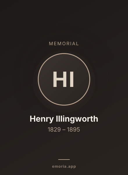 Memorial portrait of Henry Illingworth