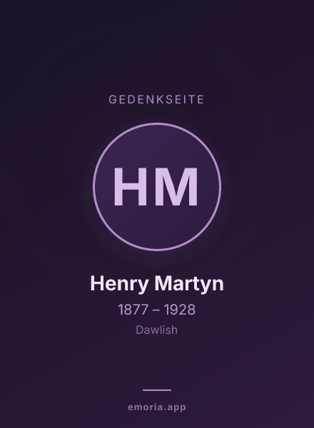 Gedenkportrait von Henry Martyn