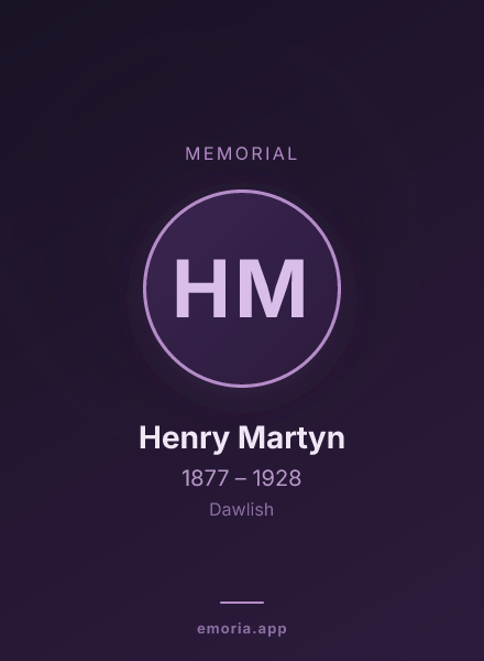 Memorial portrait of Henry Martyn