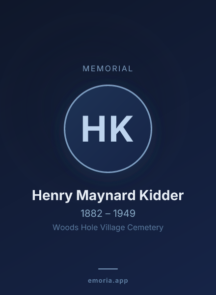 Memorial portrait of Henry Maynard Kidder