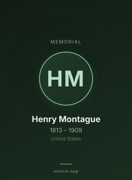 Memorial portrait of Henry Montague