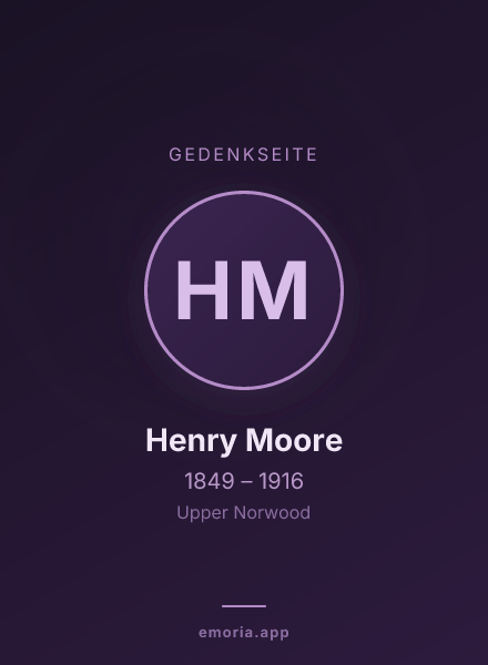 Gedenkportrait von Henry Moore