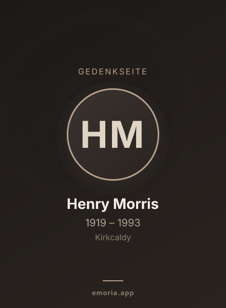 Gedenkportrait von Henry Morris