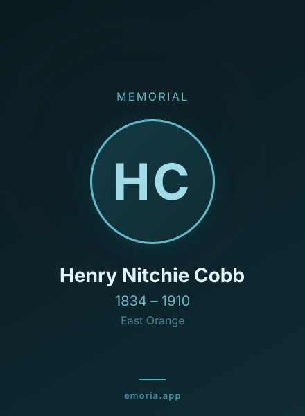 Memorial portrait of Henry Nitchie Cobb