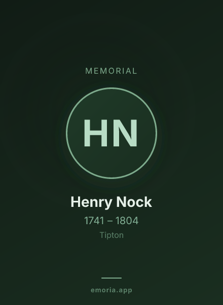 Memorial portrait of Henry Nock