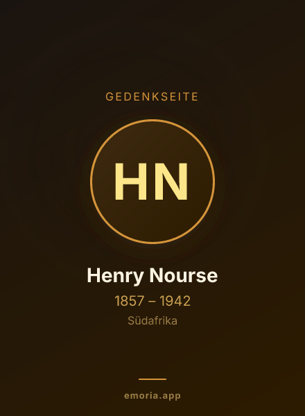 Gedenkportrait von Henry Nourse