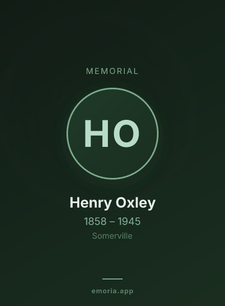 Memorial portrait of Henry Oxley