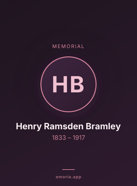 Memorial portrait of Henry Ramsden Bramley