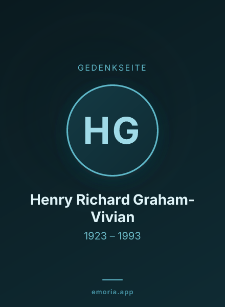 Gedenkportrait von Henry Richard Graham-Vivian