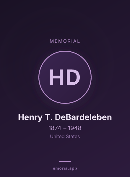 Memorial portrait of Henry T. DeBardeleben