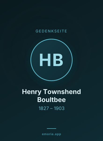 Gedenkportrait von Henry Townshend Boultbee