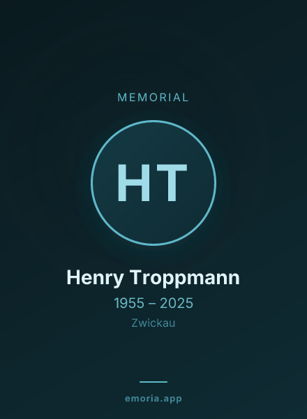 Memorial portrait of Henry Troppmann