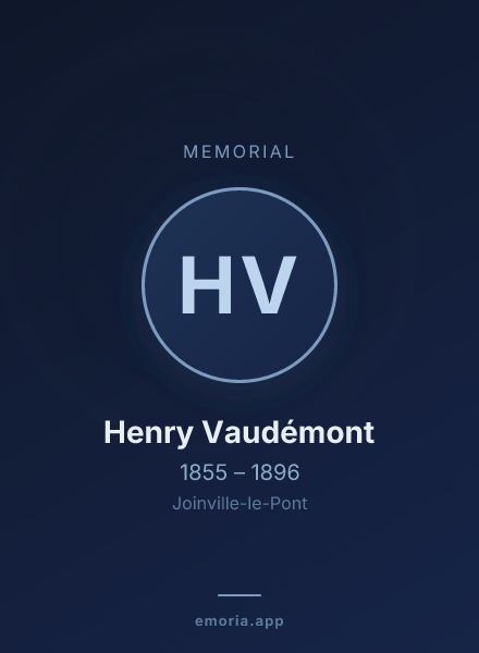 Memorial portrait of Henry Vaudémont