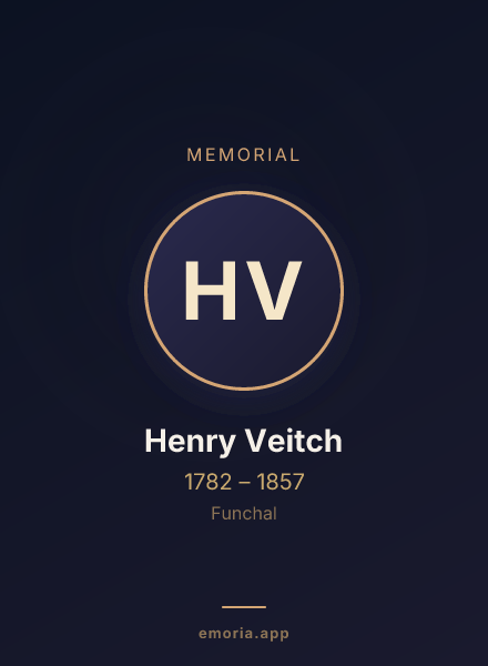 Memorial portrait of Henry Veitch