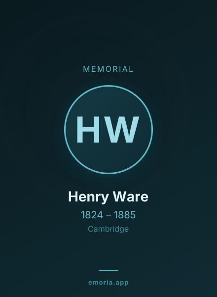 Memorial portrait of Henry Ware