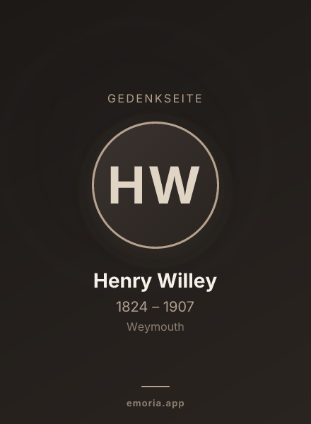 Gedenkportrait von Henry Willey