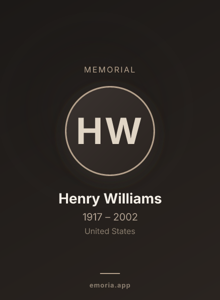 Memorial portrait of Henry Williams