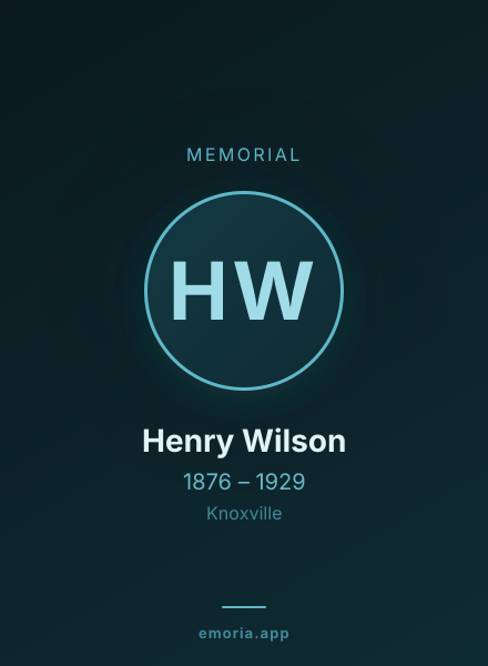 Memorial portrait of Henry Wilson