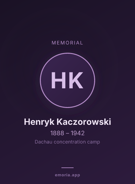 Memorial portrait of Henryk Kaczorowski