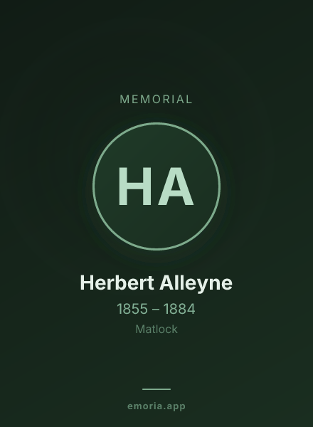 Memorial portrait of Herbert Alleyne