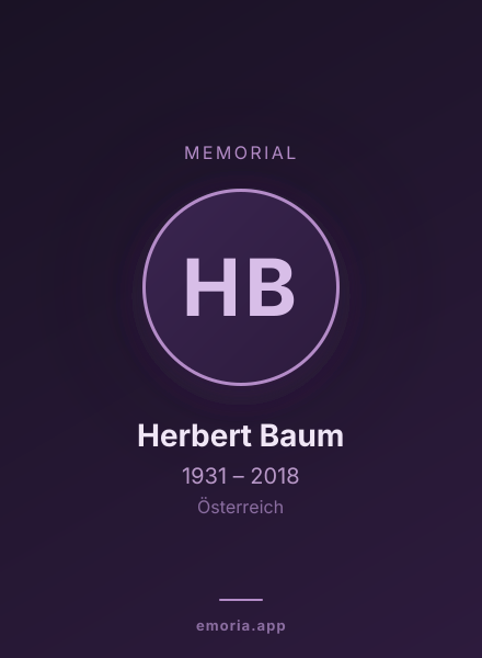 Memorial portrait of Herbert Baum