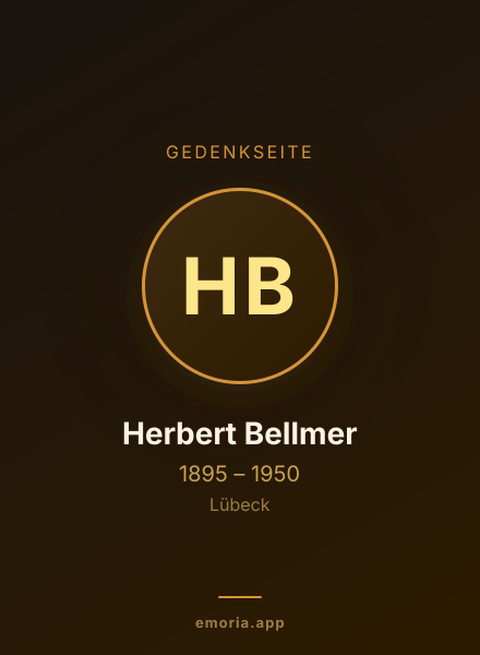 Gedenkportrait von Herbert Bellmer
