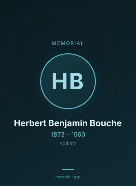 Memorial portrait of Herbert Benjamin  Bouche