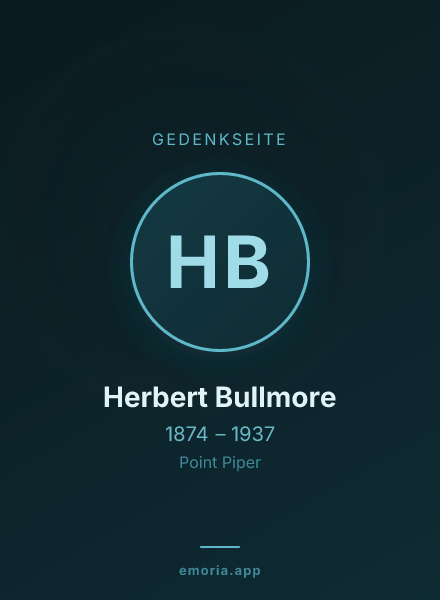 Gedenkportrait von Herbert Bullmore