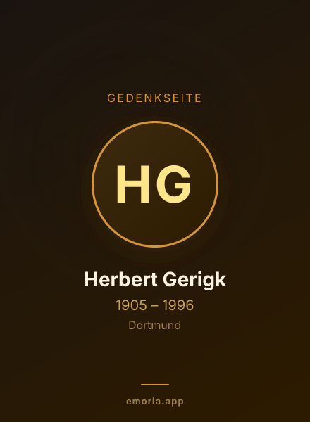Gedenkportrait von Herbert Gerigk