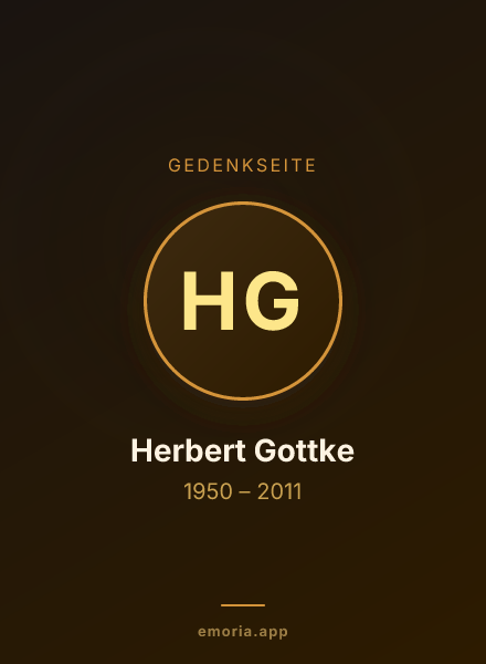 Gedenkportrait von Herbert Gottke