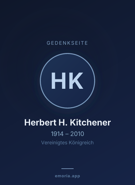 Gedenkportrait von Herbert H. Kitchener