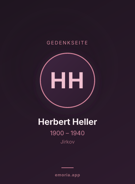 Gedenkportrait von Herbert Heller