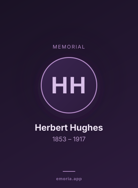 Memorial portrait of Herbert Hughes