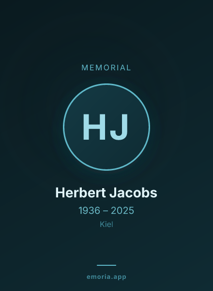 Memorial portrait of Herbert Jacobs