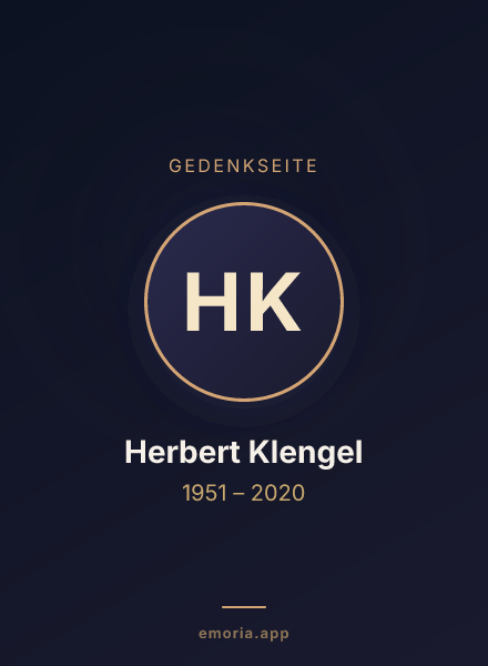 Gedenkportrait von Herbert Klengel