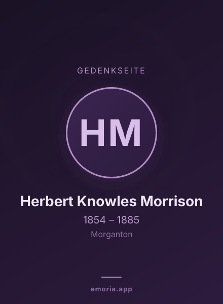Gedenkportrait von Herbert Knowles Morrison
