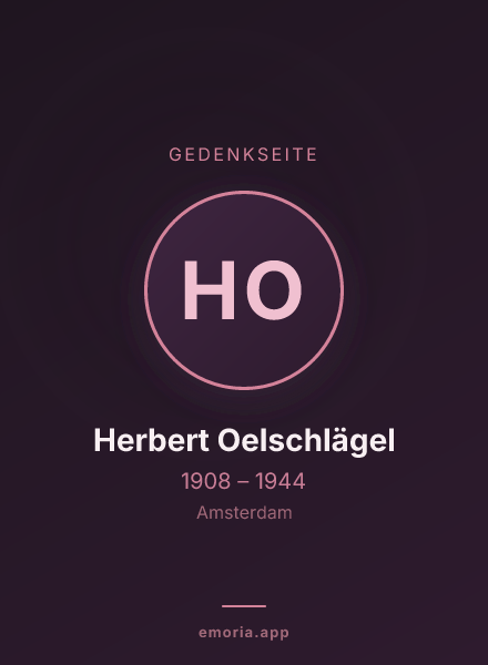 Gedenkportrait von Herbert Oelschlägel