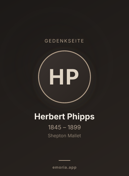 Gedenkportrait von Herbert Phipps