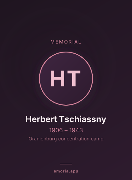 Memorial portrait of Herbert Tschiassny