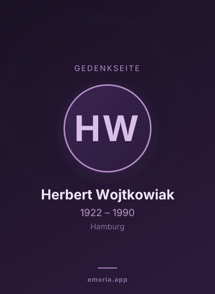 Gedenkportrait von Herbert Wojtkowiak