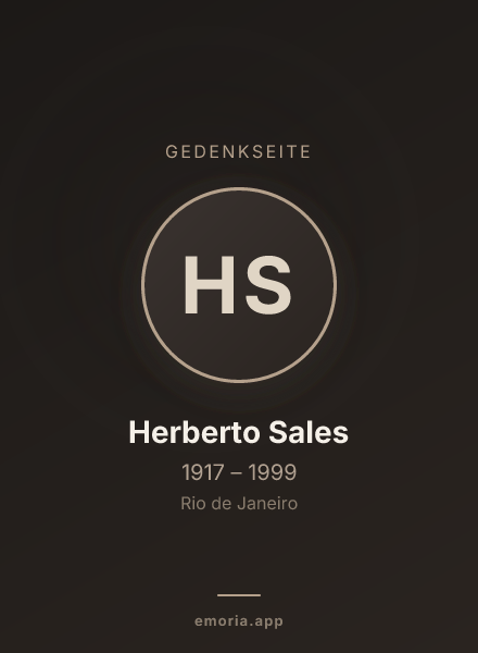 Gedenkportrait von Herberto Sales