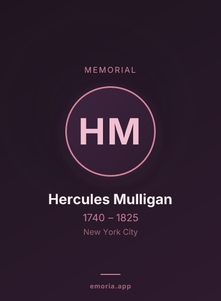 Memorial portrait of Hercules Mulligan