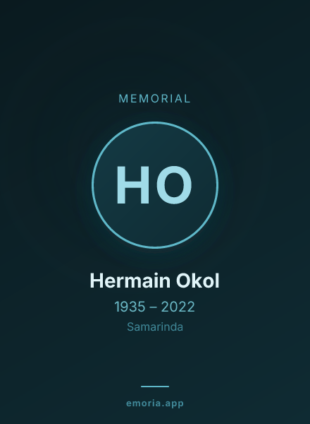Memorial portrait of Hermain Okol