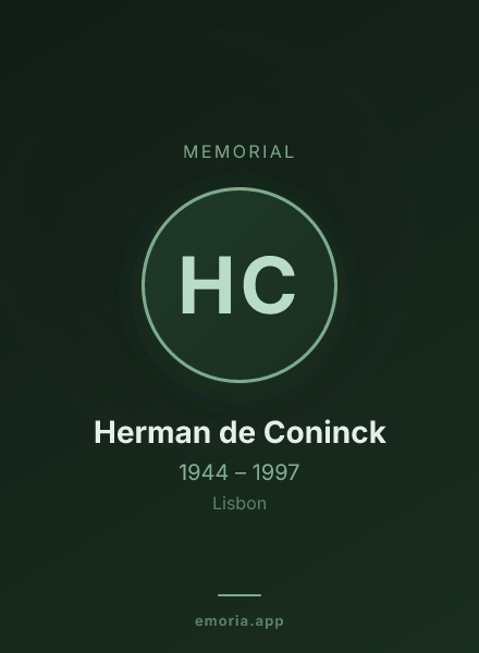 Memorial portrait of Herman de Coninck